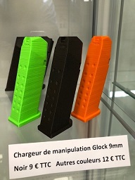 CHARGEUR DE MANIPULATION PLEIN 105 GR POUR GLOCK 17 9MM